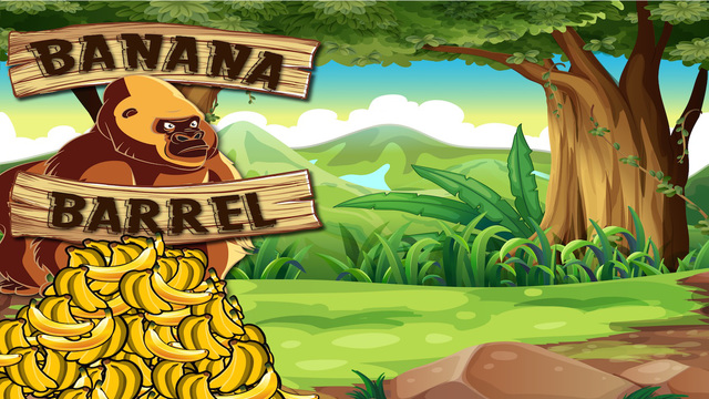 Banana Barrel Drop Puzzle: One more fighting amazing light Adventure Tower Game