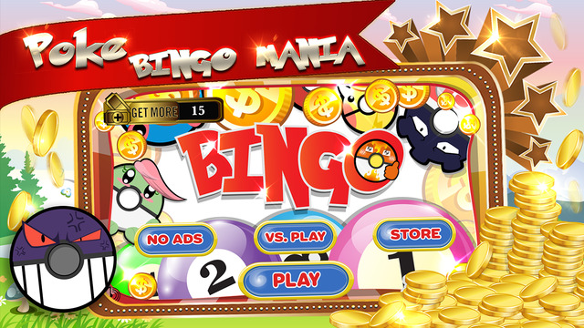 Bingo Poke Ball and Monster “Super Casino Blast Vegas Edition”