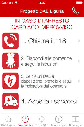 Progetto DAE Liguria screenshot 2