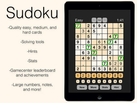 【免費遊戲App】''Sudoku Free+''-APP點子