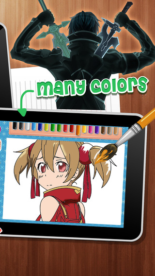 免費下載教育APP|Coloring Anime & Manga Book : Collection Japanese Cartoon Sword Art Online For Kids app開箱文|APP開箱王