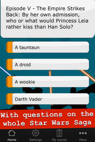 Quiz App for Star Wars - Free Science Fiction Trivia Game about the movie episodes I - VII screenshot 4