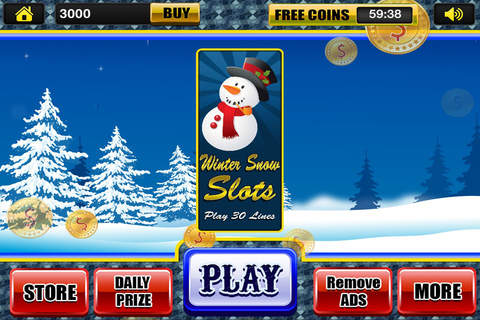 777 Royale Winter Snow Slot Machine Bonanza - Play Skyhigh Rich-es Iceberg in Wonderland Casino Free screenshot 3