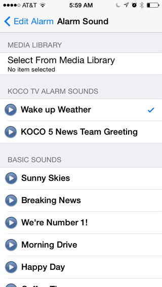 【免費生活App】Alarm Clock - KOCO 5 Oklahoma City-APP點子