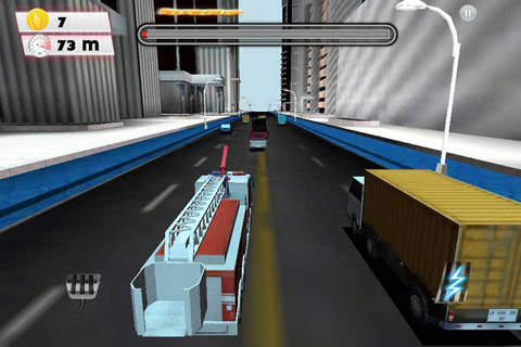3D Extreme Fire Truck Racer screenshot 4