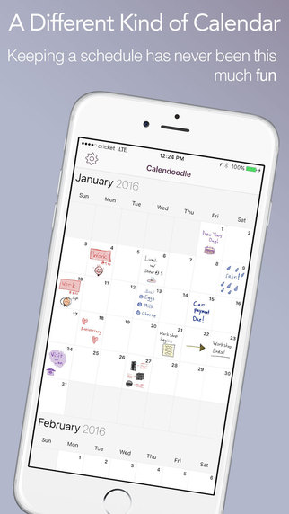 Calendoodle Lite - The Pen and Ink Whiteboard Calendar