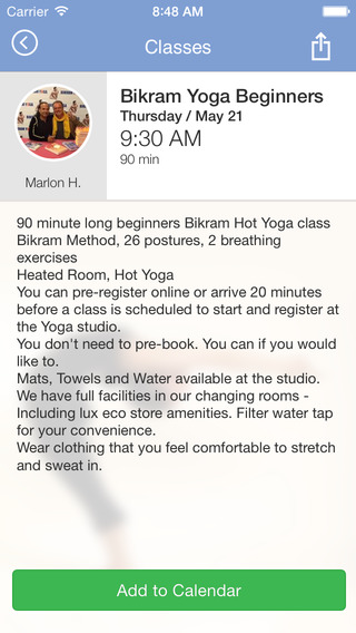 【免費健康App】Bikram Hot Yoga Britomart-APP點子