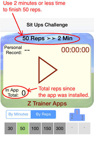 Sit-ups Challenge screenshot 2