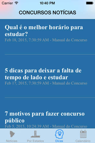 Concursos Notícias screenshot 3