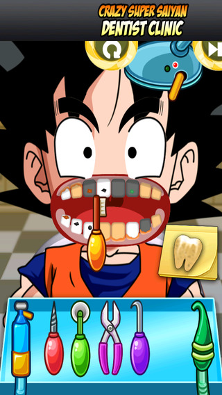 【免費遊戲App】Crazy Super Saiyan Dentist Clinic: Goku's, Piccolo's, Gohan's & Vegeta's Tooth Makeover Mania-APP點子