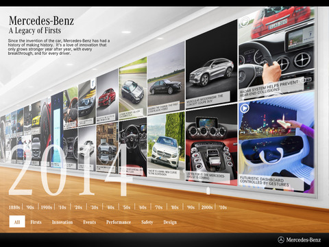 Mercedes-Benz History Timeline screenshot 3