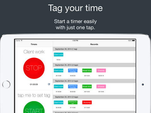 【免費生產應用App】TimeTag-APP點子