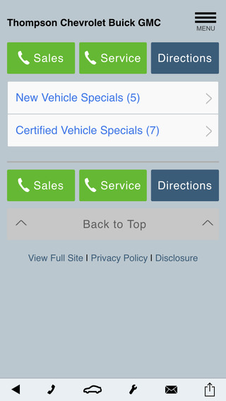 【免費商業App】Thompson Chevrolet Buick-APP點子