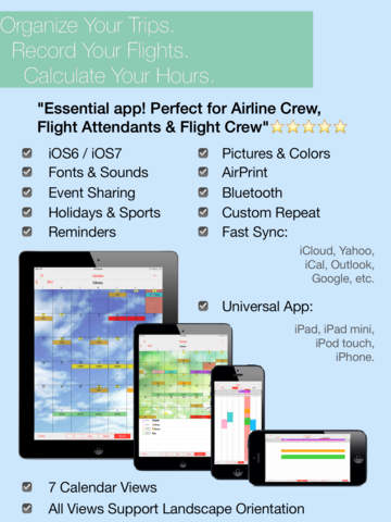 【免費生產應用App】FlightLife Crew Organizer-APP點子