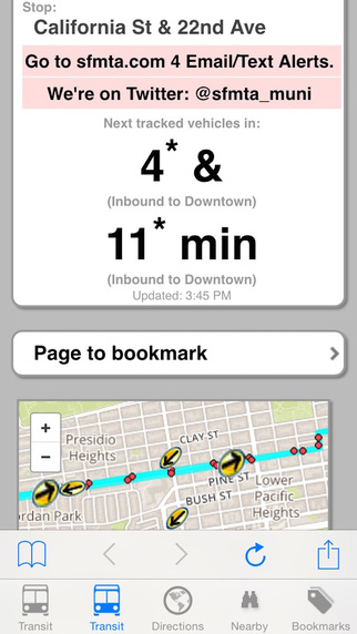 【免費交通運輸App】San Francisco Muni Real Time Lite + Street View + Navigation + Places Around + Share-APP點子