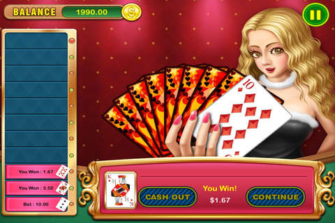 1-2-3 Doubledown High-Low Casino Games (Hi-Lo Vegas Simulation) Free screenshot 4