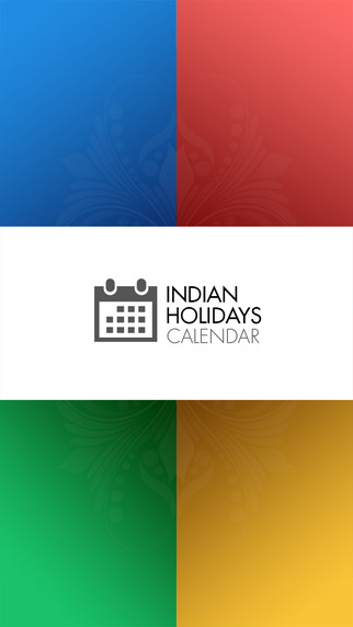 Indian Holidays Calendar