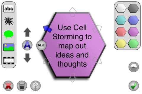 Cell Storming Pro - Media driven Mind Mapping, Brainstorming, and Idea Generation screenshot 3
