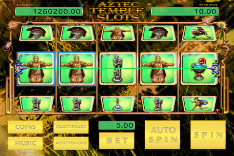 Aztec Empire Temple Slots Casino Treasure-s Game screenshot 3