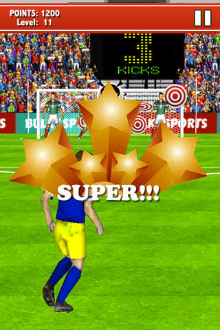 Soccer Kicks 2015 - Ultimate football penalty shootout game by BULKY SPORTS screenshot 2
