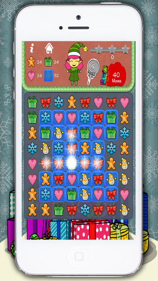 Elf’s christmas candies smash – Educational game for kids from 5 years old