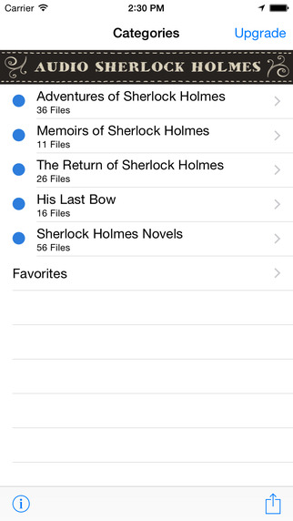 Sherlock Holmes Audio Library