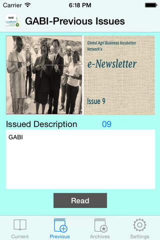 GABI Newsletter screenshot 3