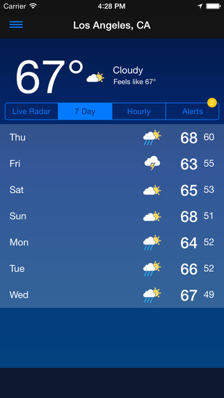 【免費天氣App】MEGADOPPLER - ABC7 LA Weather-APP點子