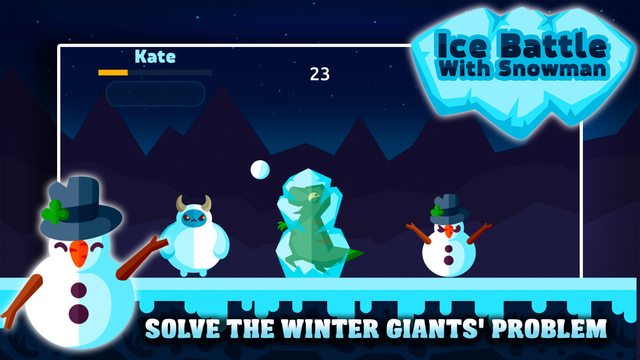 Ice Battle With Snowman PRO