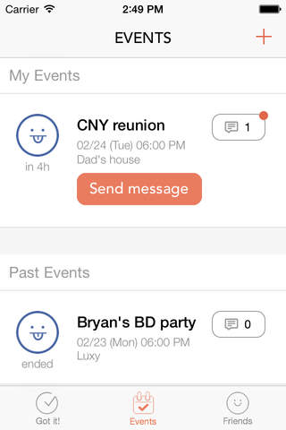 Got It! - Your new event organizer, Easy to control All your Events screenshot 3