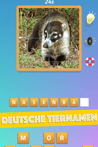 Errate das Tier - Das lustige Bilder Zoo Quiz Spiel auf Deutsch für Kinder und Erwachsene screenshot 2