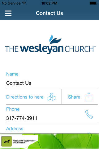Wesleyan Events screenshot 2