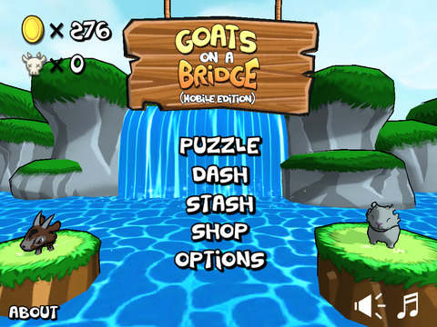 【免費遊戲App】Goats On A Bridge Lite-APP點子