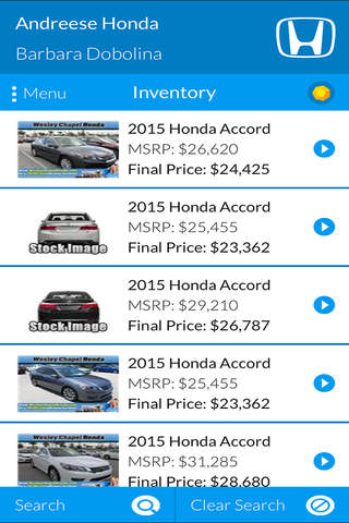 Andreese Honda screenshot 2