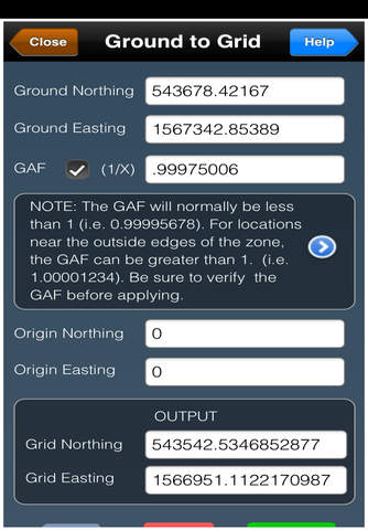 Grid Adjustment Factor screenshot 3
