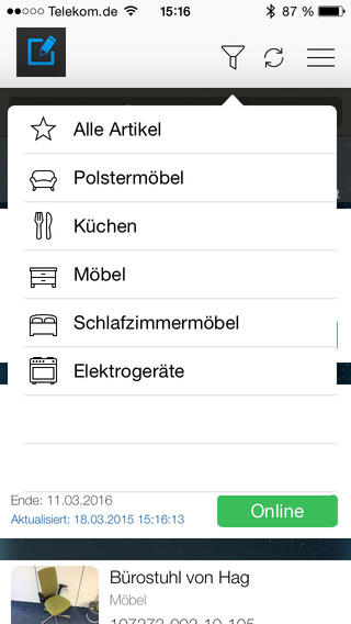 【免費生產應用App】Datenerfassung für Möbel und Küchen-APP點子