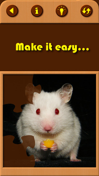 【免費遊戲App】Hamster Jigsaw Puzzles Educational Toddler Games for Kids-APP點子