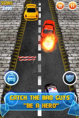 Action Super Fast Cop Chase Racing Game screenshot 2