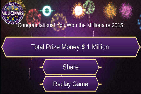 Millionaire 2015 screenshot 4