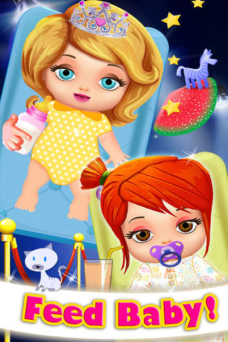 New-Born Baby Star Celebrity - My mommys fun girl and pregnancy kids care game free screenshot 3