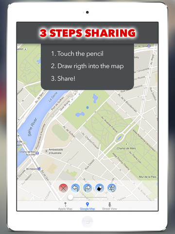 【免費交通運輸App】Sketch Map . The best way to share places with all your friends-APP點子