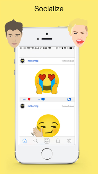 【免費社交App】Makemoji - free social messaging emoji app-APP點子