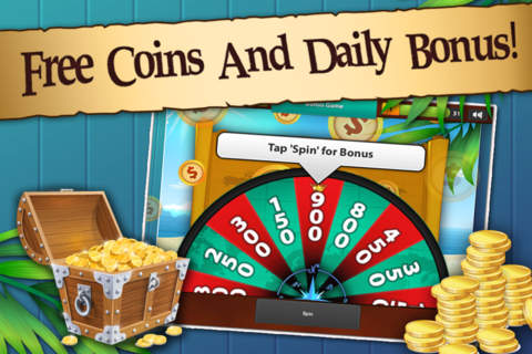 A Pirate of coin Slot Machine : Treasure of the caribbean casino robbery screenshot 2