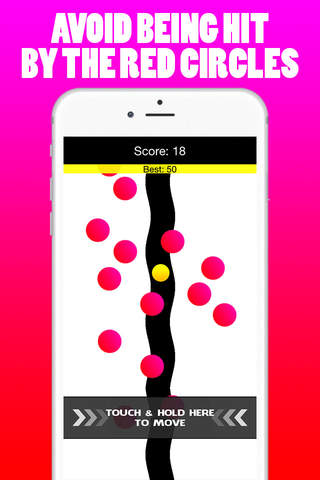 Avoid the Red Circles - Advance in the circuit, evade and escape from the red spot in this addictive rush screenshot 2