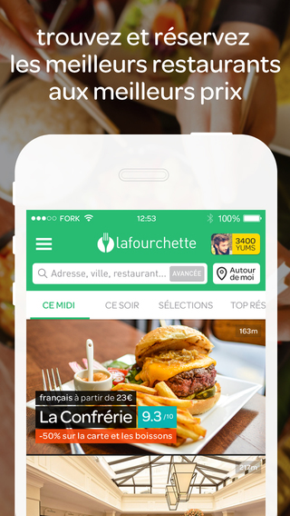 lafourchette Restaurants - Restaurants à Paris et partout en France