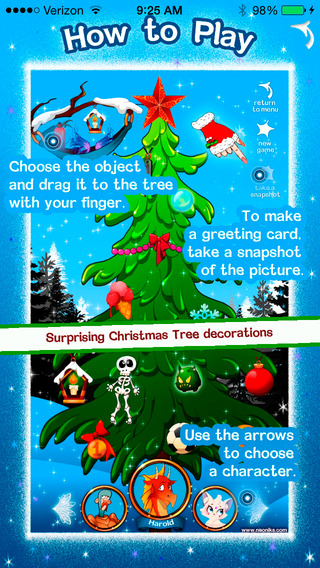 【免費娛樂App】Neoniks: Decorate XMas Tree Card Maker 2014-APP點子