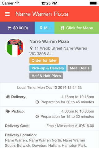 Narre Warren Pizza screenshot 2
