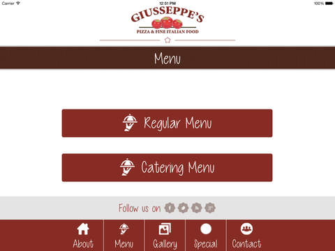 【免費生活App】Giusseppe's Restaurant-APP點子