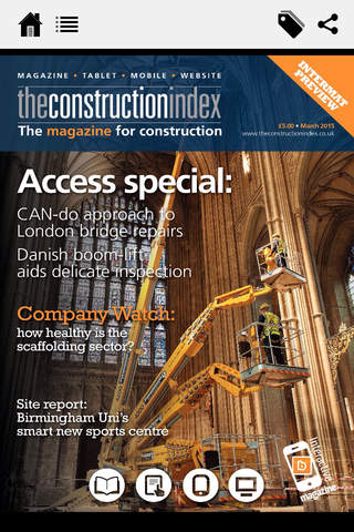 The Construction Index Magazine for iPhone screenshot 2