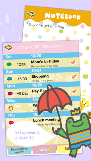 【免費生產應用App】P714 Calendar-APP點子